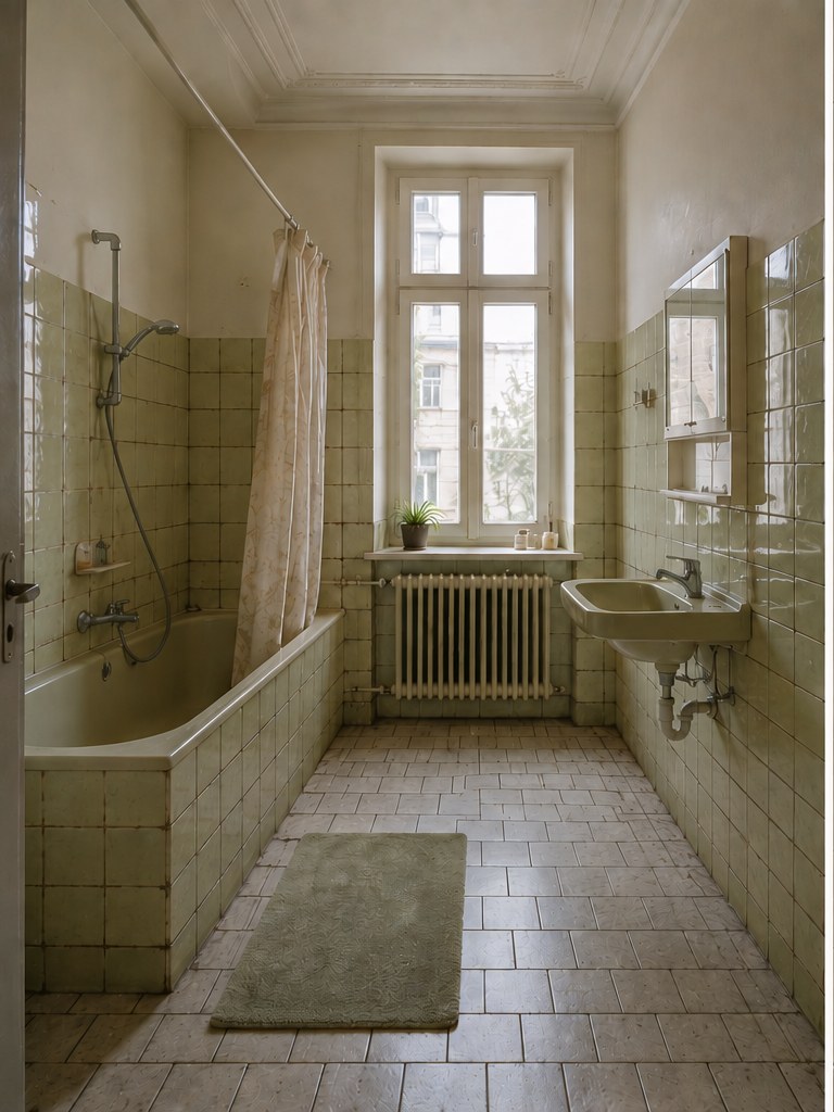 Altbau-Bad vor der Sanierung
